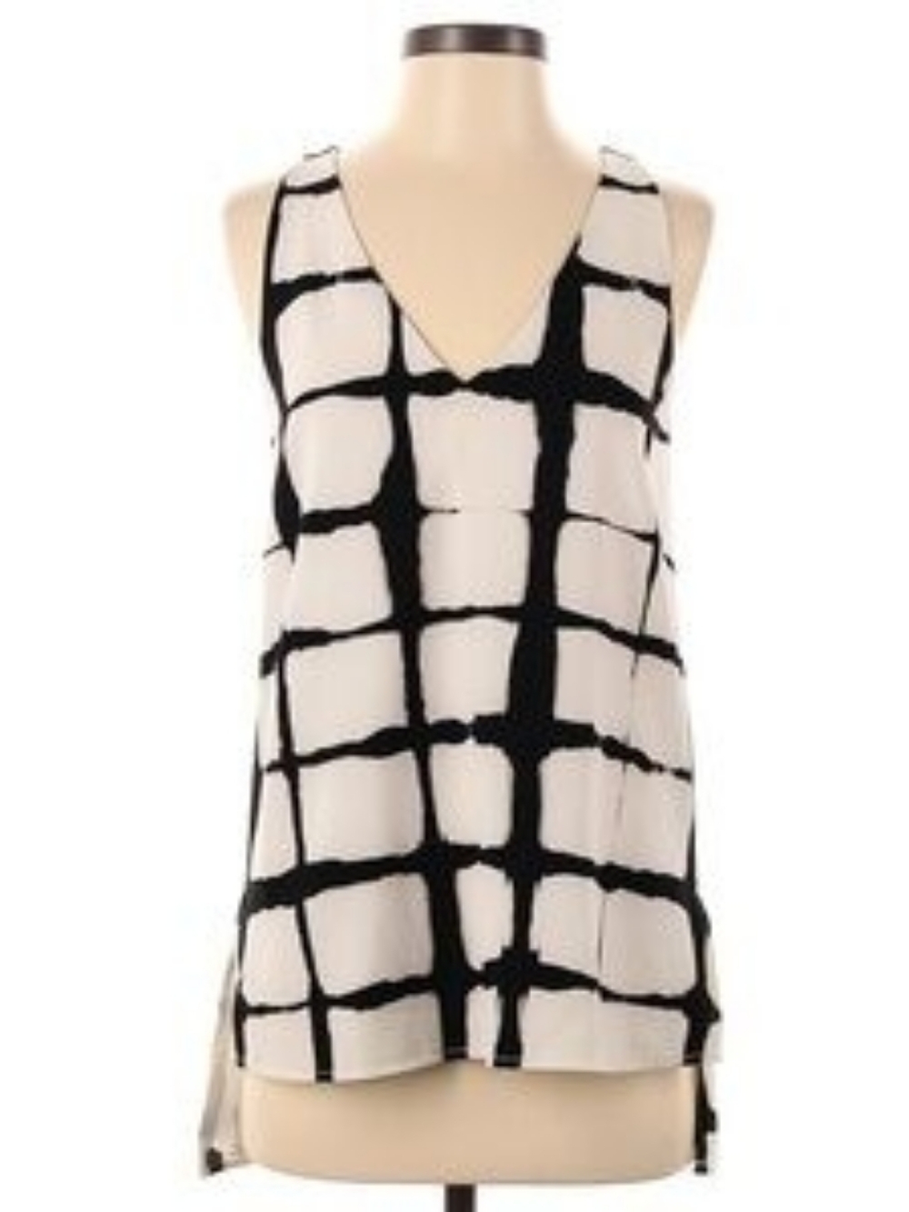 Adam Lippes Monochrome Grid Blouse